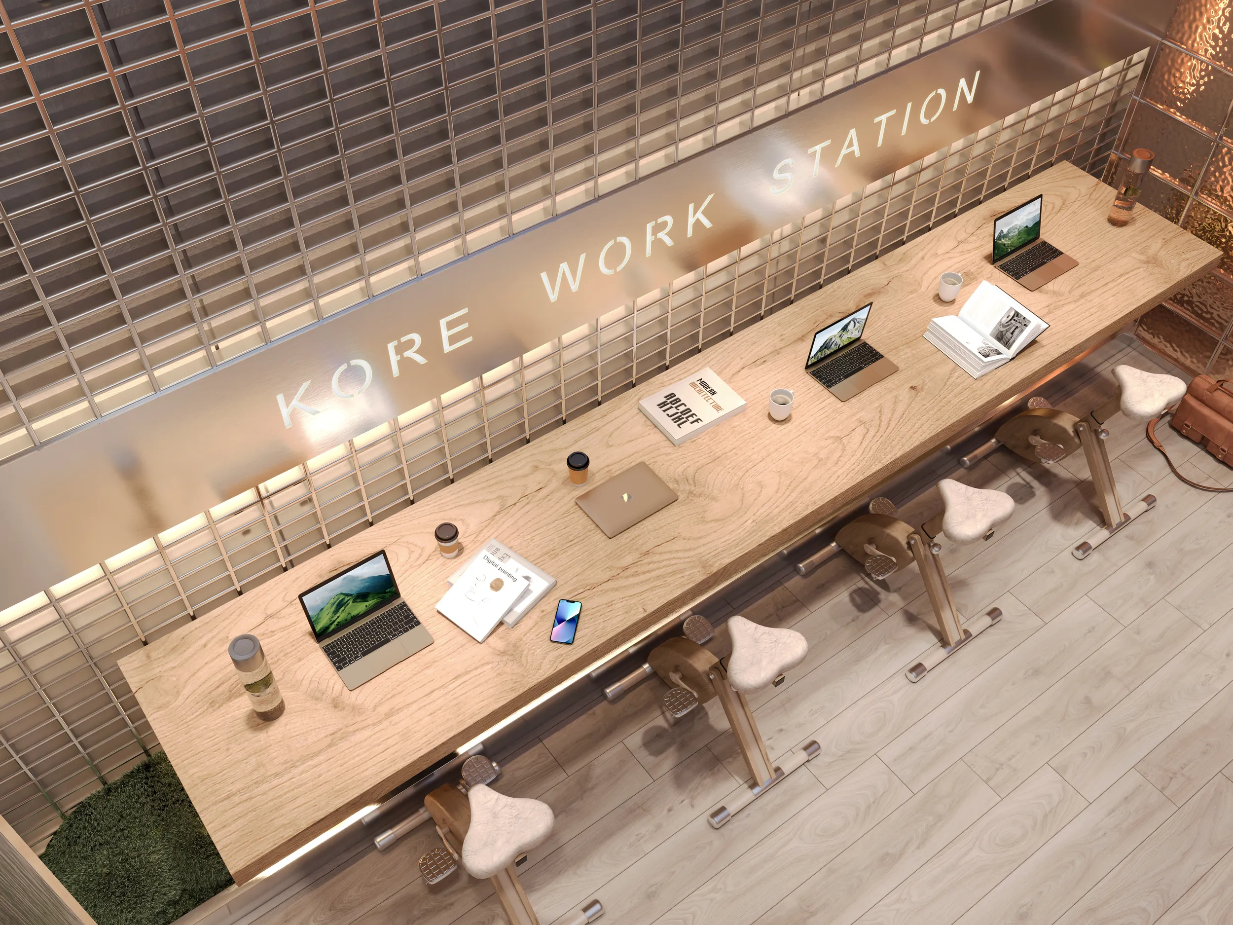 KORE work station co-working space at KORE by Imtiaz