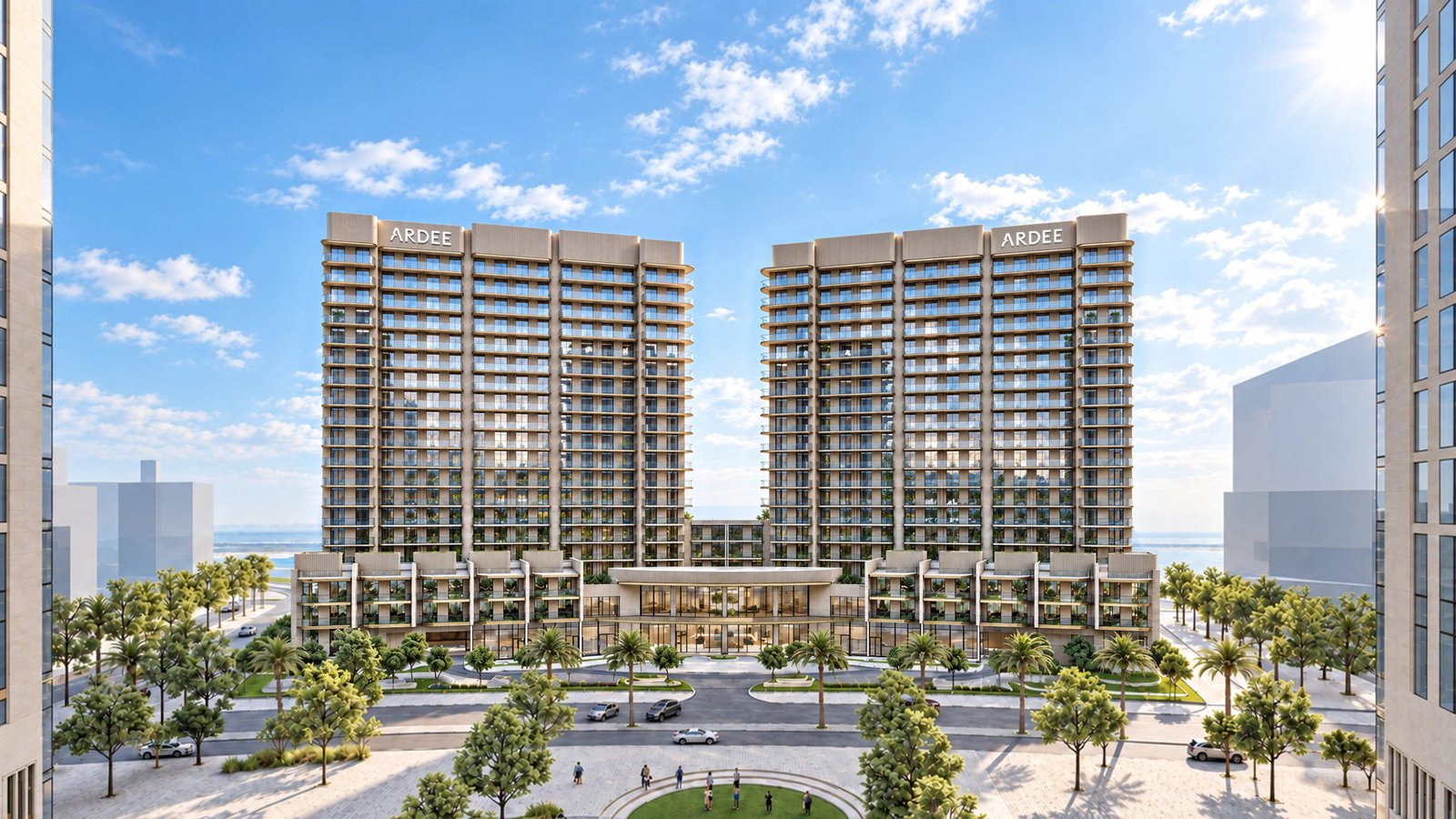 The Views by Ardee twin towers on Al Marjan Island, Ras Al Khaimah