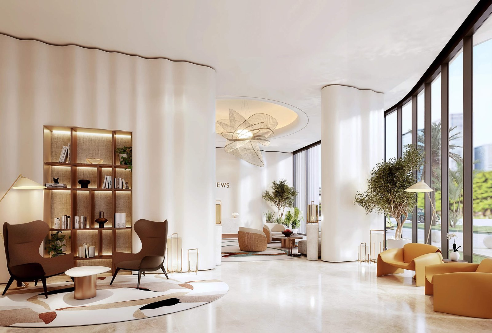 Lobby lounge and foyer at The Views by Ardee