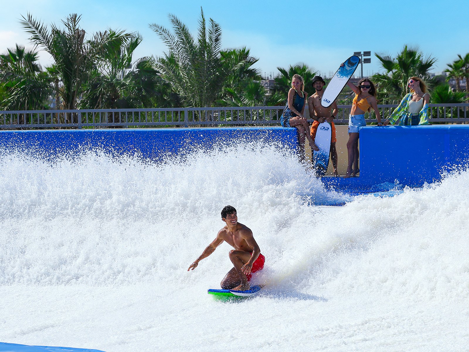 Wave pool at DAMAC Hills 2 Water Town